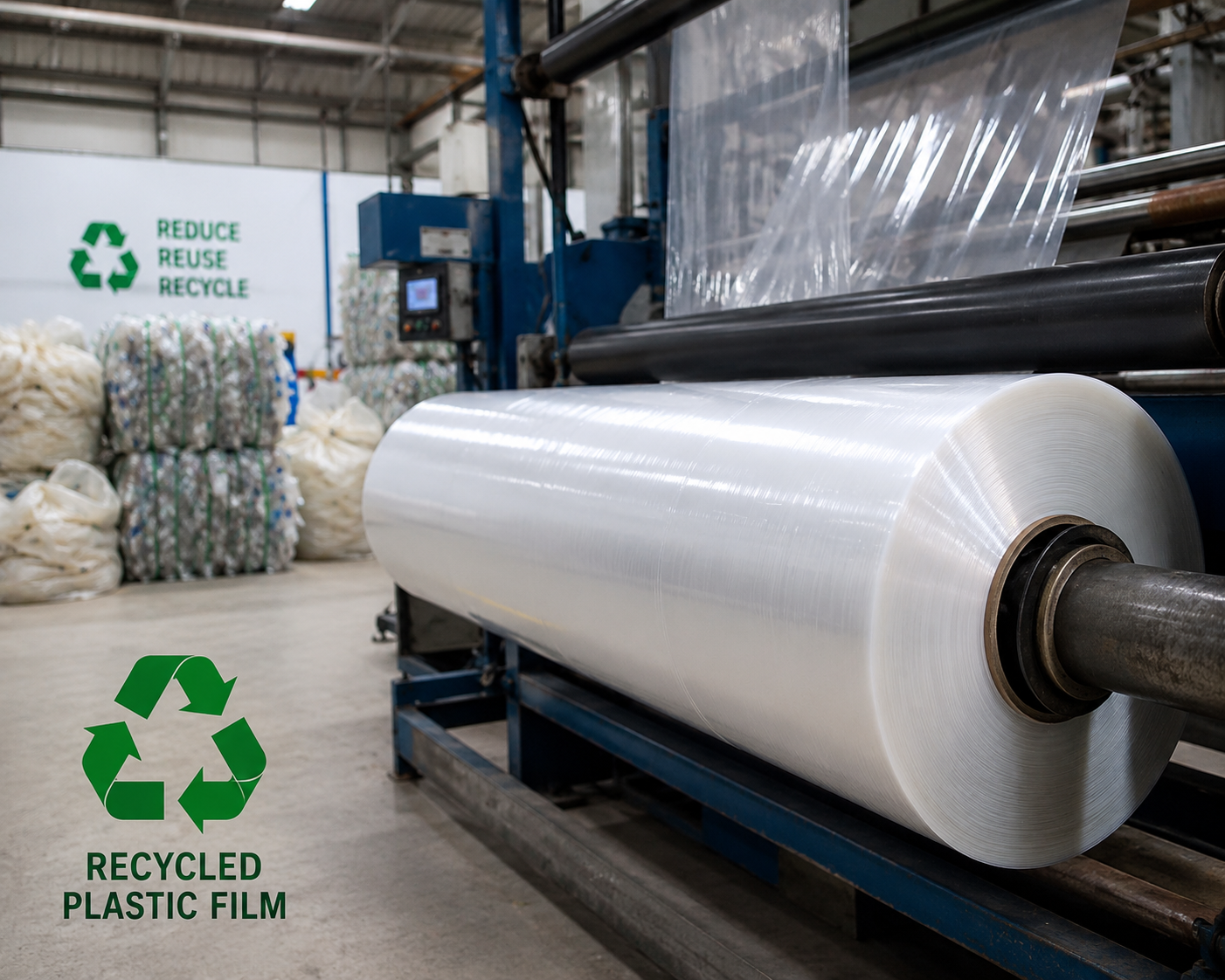 Sustainability in action — recycling plastic waste into reusable materials